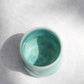 blue tea cup