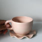 pink tea set