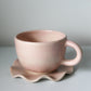 pink tea set