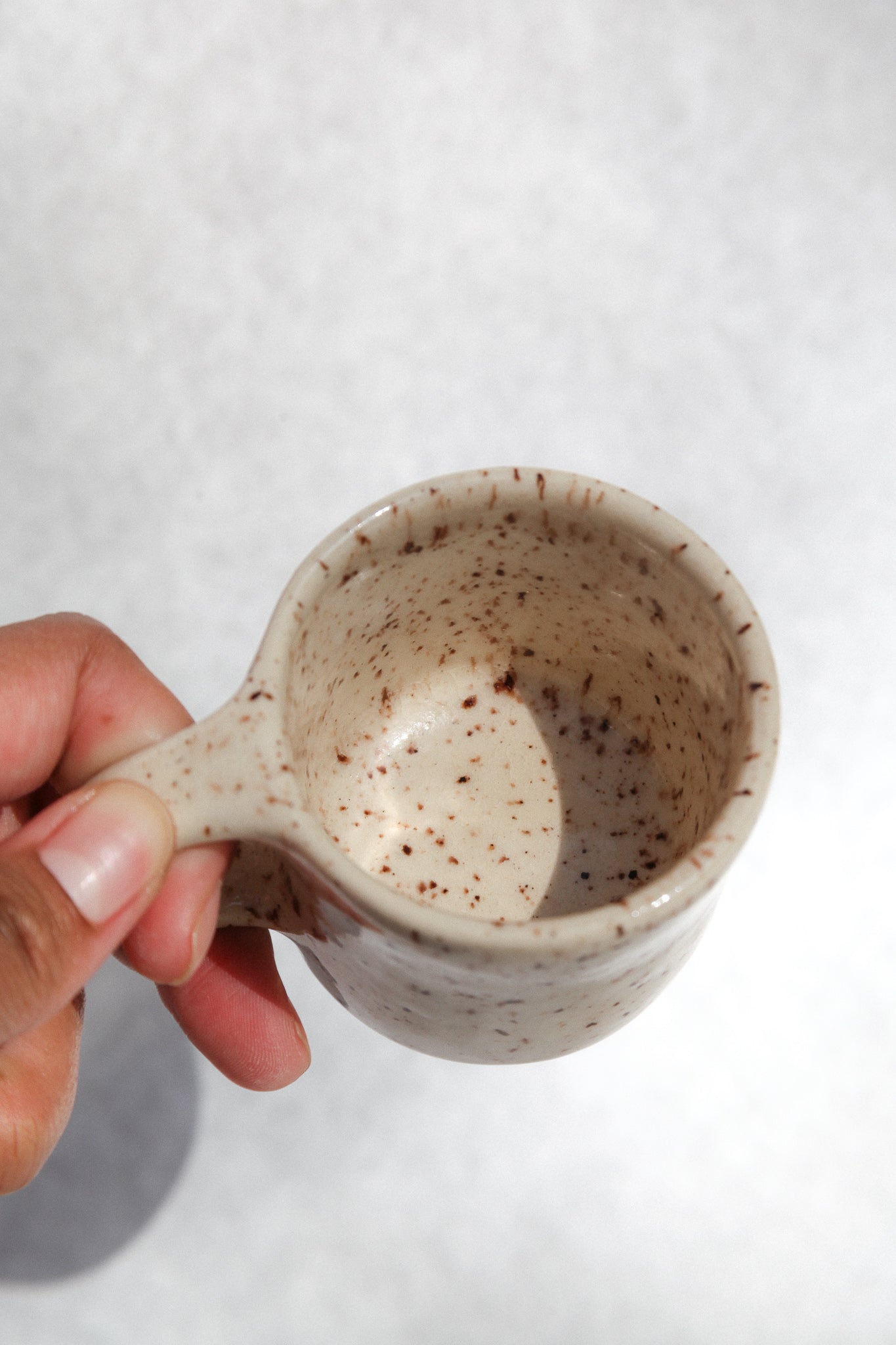 speckled espresso mug